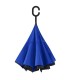 Parasol odwrócony "Revers" z podwójnym materiałem dwa kolory: czarny + inny