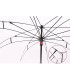 Parasol odwrócony "Revers" z podwójnym materiałem dwa kolory: czarny + inny