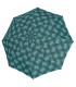 Wytrzymała AUTOMATYCZNA parasolka Doppler, zielona w fale z kropek