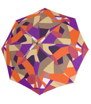 Wytrzymała AUTOMATYCZNA parasolka Doppler Fiber Magic wzorzysta
