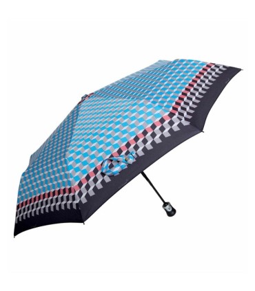 Automatyczna parasolka damska marki Parasol, skórzana rączka