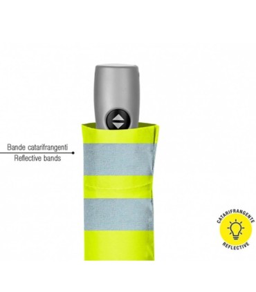 Automatyczny parasol damski Perletti Technology odblaskowy duży