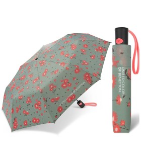 Automatyczna parasolka Benetton we wzory kwiatki