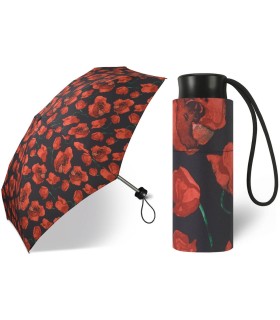 Kieszonkowa, ultra mini parasolka Happy Rain 16 cm w kwiaty