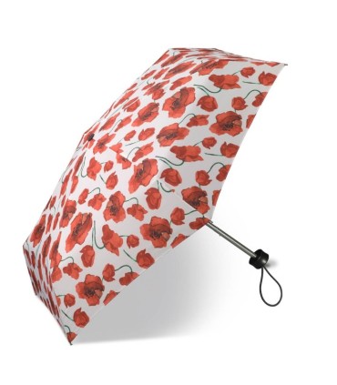 Kieszonkowa, ultra mini parasolka Happy Rain 16 cm w kwiaty
