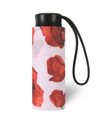 Kieszonkowa, ultra mini parasolka Happy Rain 16 cm w kwiaty