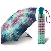 Mocna automatyczna parasolka damska Esprit w kolorową jodełkę