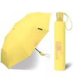 Parasolka do torebki przeciwsłoneczna  UV SPF 50 Happy Rain, automatyczna, żółta