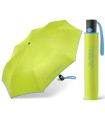 Automatyczna parasolka do torebki BENETTON z kontrastową lamówką, żółta