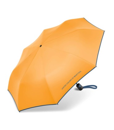 Automatyczna parasolka Benetton z kontrastową lamówką