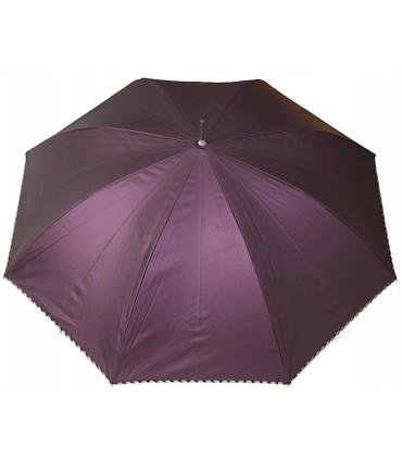 Długa bardzo mocna automatyczna metaliczna parasolka marki Parasol