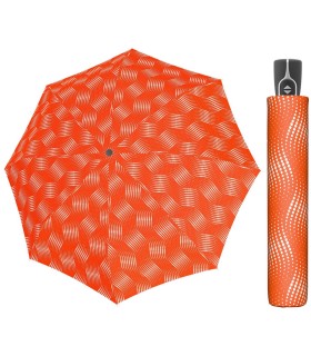 Wytrzymała AUTOMATYCZNA parasolka Doppler Fiber Magic wzorzysta