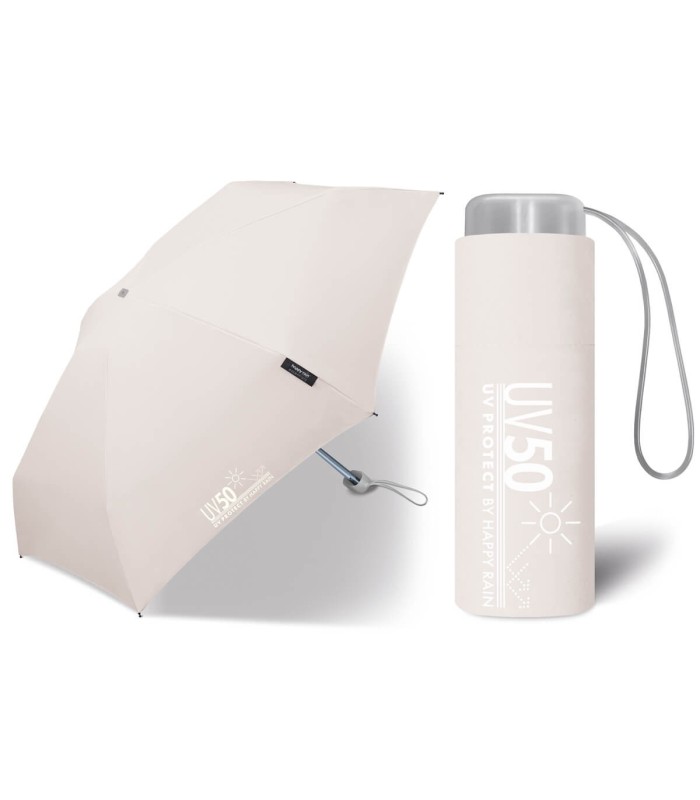 Parasolka Happy Rain UV SPF 50, szara