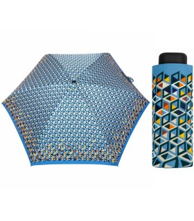 Kieszonkowa parasolka ULTRA MINI polskiej marki PARASOL, wzorzysta