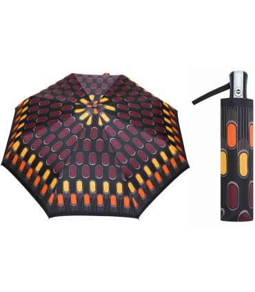 Automatyczna parasolka damska Carbon Steel polskiej marki Parasol, elegancka rączka