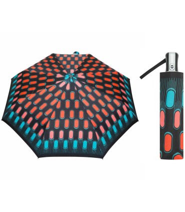 Automatyczna parasolka damska Carbon Steel polskiej marki Parasol, elegancka rączka