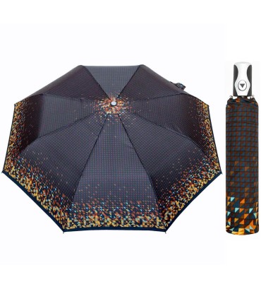Automatyczna wytrzymała parasolka damska z włóknem szklanym polskiej marki Parasol