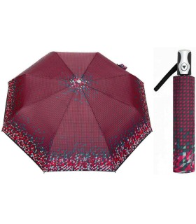 Automatyczna wytrzymała parasolka damska z włóknem szklanym polskiej marki Parasol