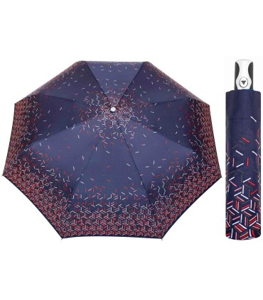 Automatyczna wytrzymała parasolka damska z włóknem szklanym polskiej marki Parasol