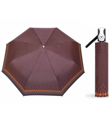 Automatyczna wytrzymała parasolka damska z włóknem szklanym polskiej marki Parasol