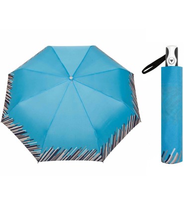 Automatyczna wytrzymała parasolka damska z włóknem szklanym polskiej marki Parasol