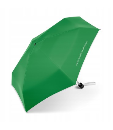 Parasolka do kieszeni lub torebki 17 cm składana na 5 BENETTON, zielona