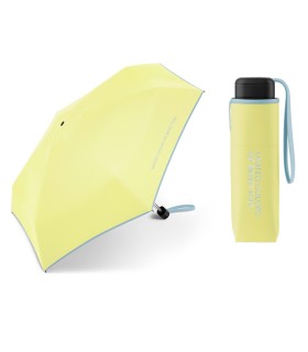 Parasolka do kieszeni lub torebki 17 cm składana na 5 BENETTON, żółta