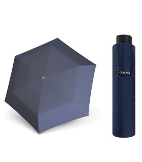 Parasolka damska do kieszeni lub torebki DOPPLER Fiber Havanna tylko 140 g, granatowa