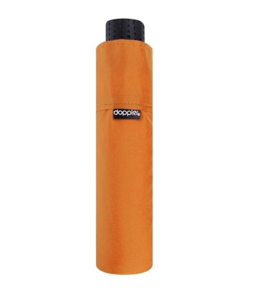 Parasolka damska do kieszeni lub torebki DOPPLER Fiber Havanna tylko 140 g, pomarańczowa