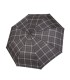 Automatyczna parasolka męska do teczki DOPPLER Fiber Magic, czarna w kratę