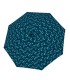 Automatyczna parasolka damska do torebki DOPPLER Fiber Magic, niebieska w listki