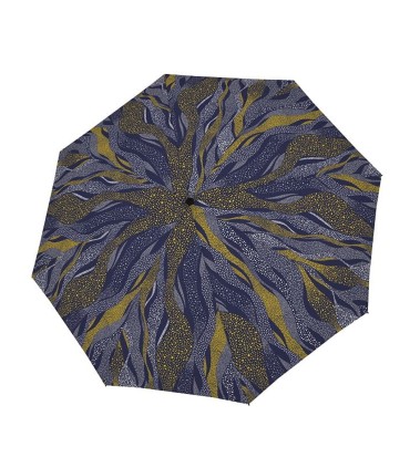 Automatyczna parasolka damska do torebki DOPPLER Fiber Magic, niebieska