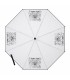 PARASOLKA DŁUGA AUTOMATYCZNA 98 CM, MLECZNA, FUNNY RAIN KOT