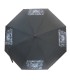 PARASOLKA DŁUGA AUTOMATYCZNA 98 CM, CZARNA, FUNNY RAIN KOT