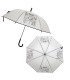 PARASOLKA DŁUGA AUTOMATYCZNA 98 CM, MLECZNA, FUNNY RAIN KOT