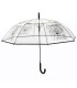 PARASOLKA DŁUGA AUTOMATYCZNA 98 CM, przezroczysta, FUNNY RAIN KOT